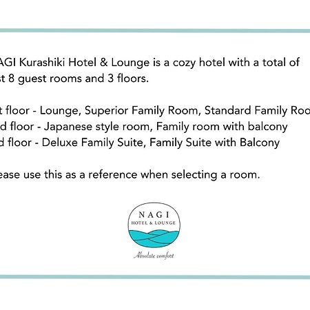 Nagi Kurashiki Hotel&Lounge Екстер'єр фото